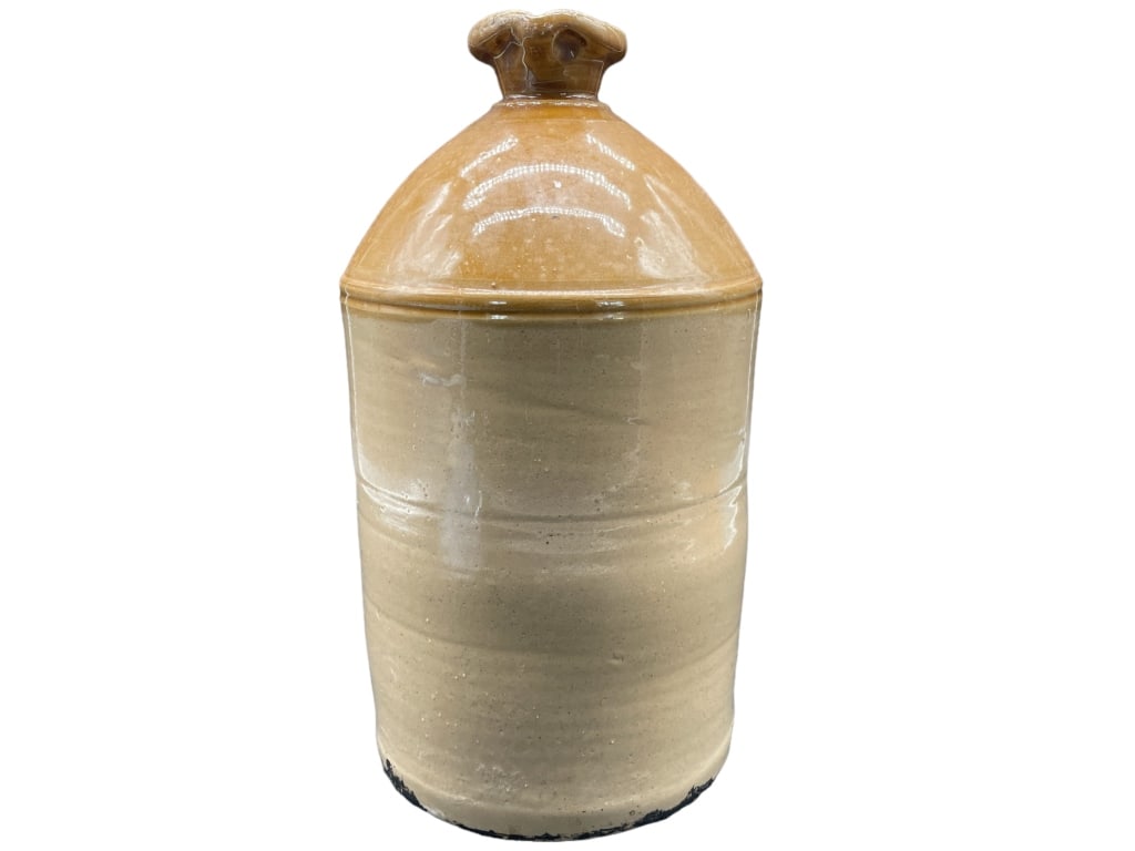 VINTAGE CERAMIC POTTERY  YELLOW JUG (1 of 4)