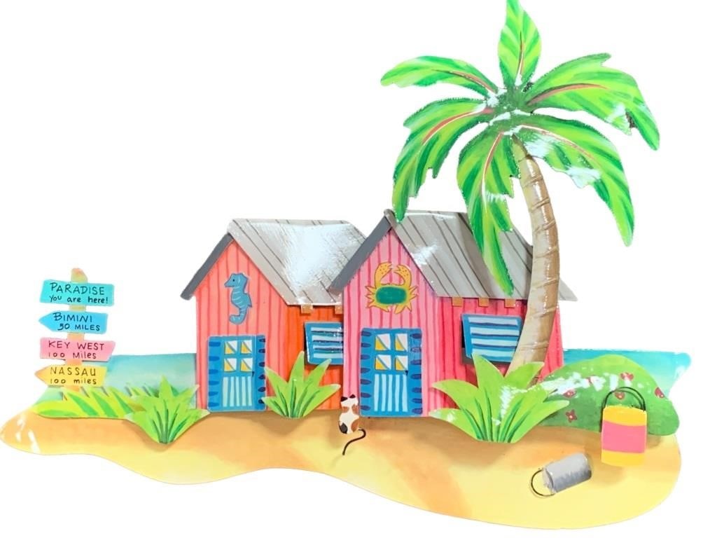 BEACH-SIDE WALL ART SCULPTURE (1 of 3)