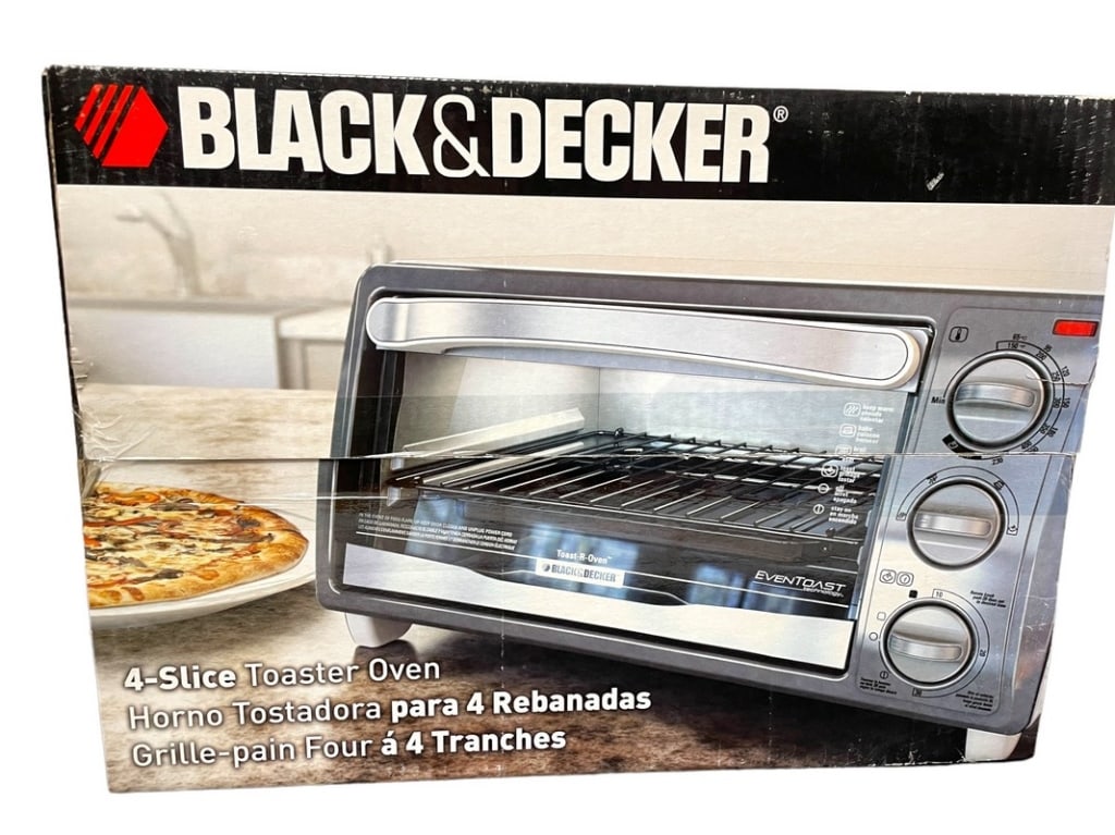 NEW! BLACK & DECKER 4 SLICE TOASTER OVEN (1 of 4)