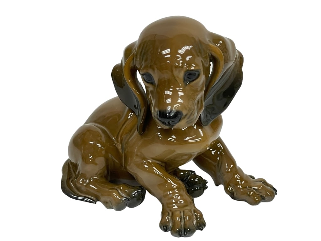 ROSENTHAL DACHSUND PUPPY PORCELAIN DOG FIGURINE (1 of 9)