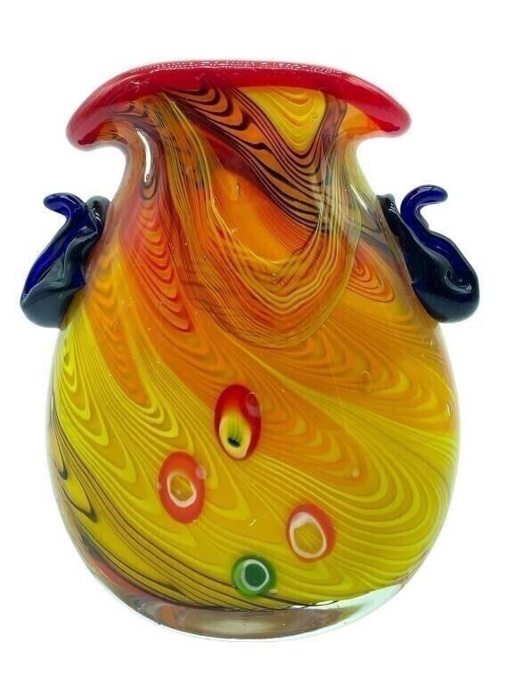 VINTAGE MID CENTURY MODERN MURANO STYLE ART GLASSE (1 of 4)