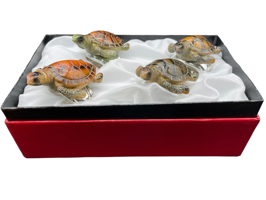 HANS TURNWALD PEACOCK SILVER PLATED NAPKIN RINGS (1 of 4)