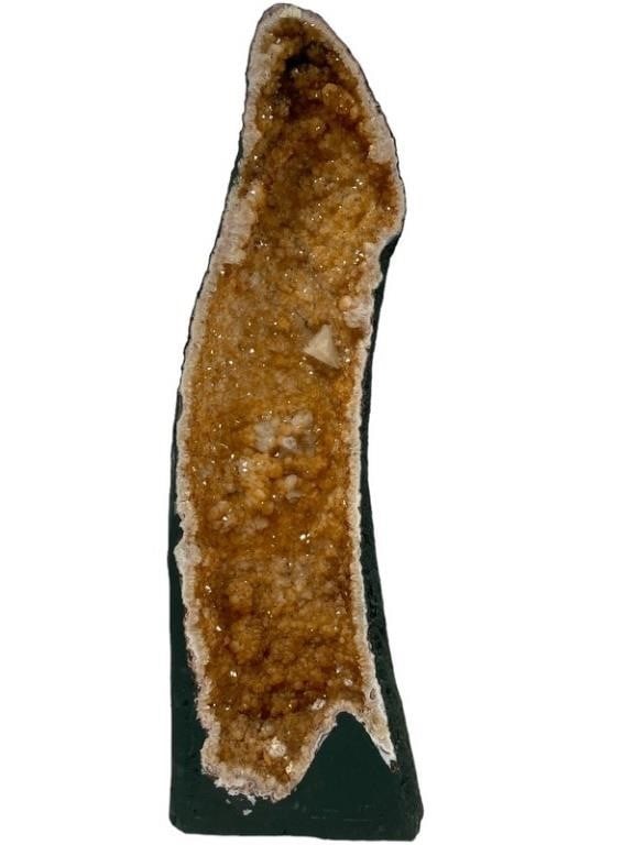 LARGE GOLDEN CITRINE GEODE CRYSTAL 30" (1 of 7)