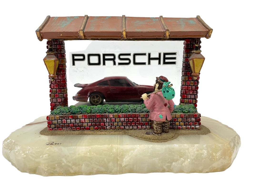 RON LEE PORSCHE "WISHFUL THINKING" SCULPTURE 11" (1 of 7)