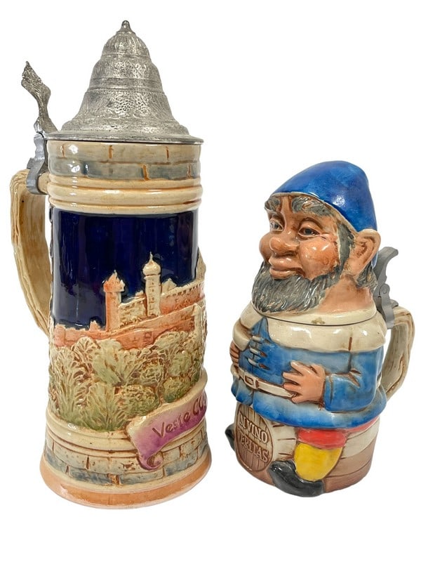 SET OF 2  GOEBEL BEER STEINS 11" (1 of 7)