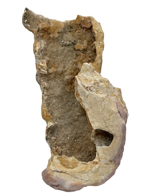 CRYSTAL QUARTZ GEODE CLUSTER 19" (1 of 7)