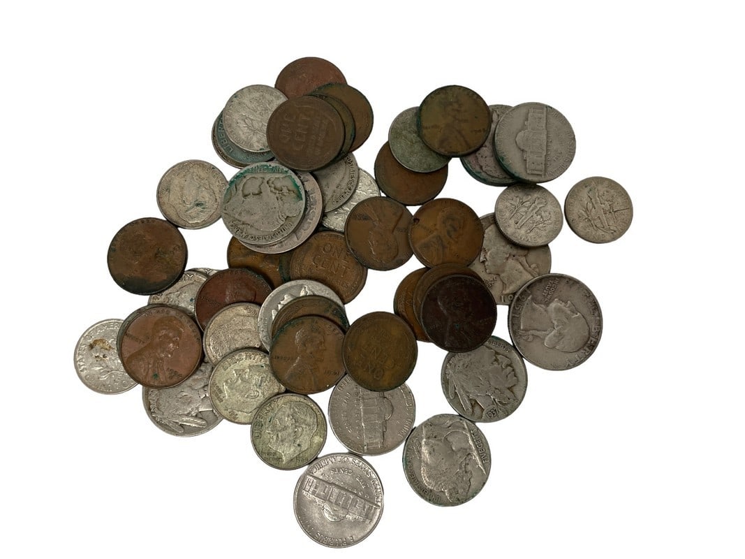 VARIOUS U.S. ROOSEVELT DIMES, BUFFALO NICKELS (1 of 3)