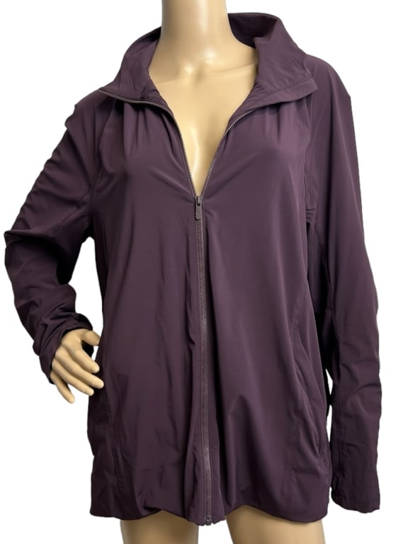 LULULEMON WOMENS PURPLE RAIN JACKET (1 of 3)
