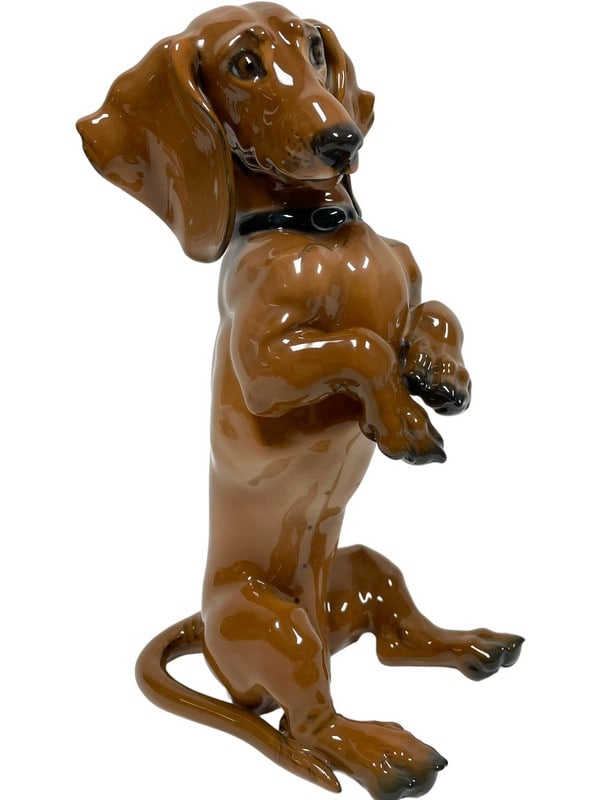 ROSENTHAL STANDING DACHSHUND PORCELAIN FIGURINE 9" (1 of 6)