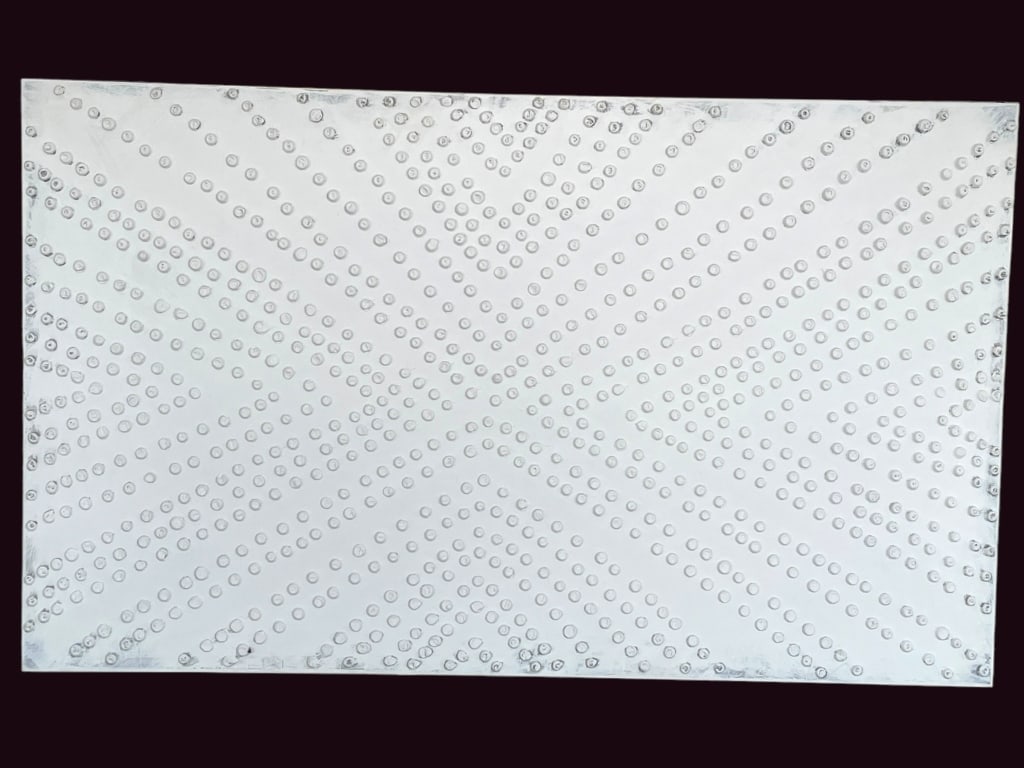 LARGE SARAH BROOKE MODERN TEXTURED PAINTING 60" (1 of 6)