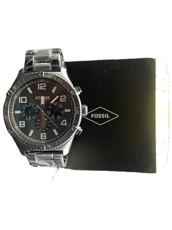 FOSSIL MULTIFUNCTION SMOKE STAINLESS STEEL WATCH (1 of 4)