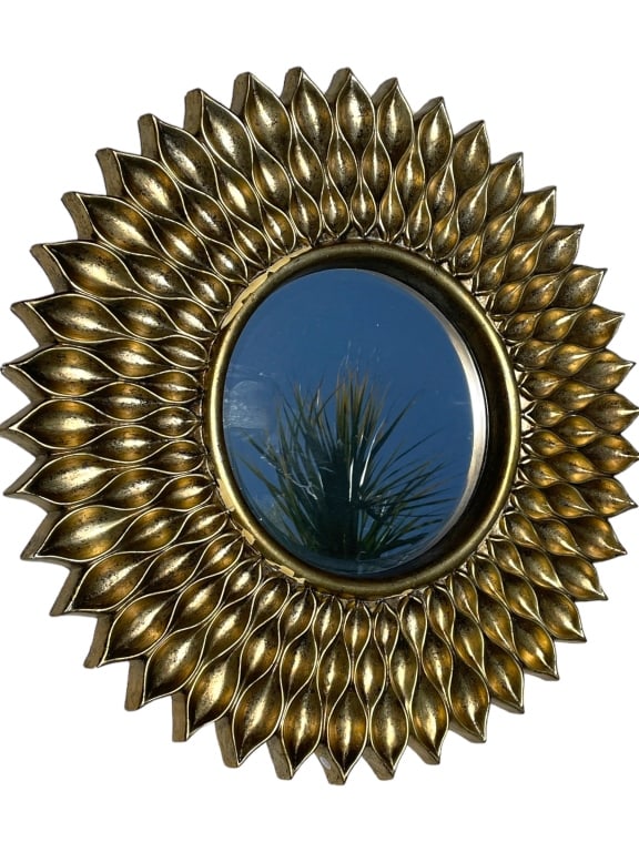 STARBURST SUNFLOWER MIRROR 36" (1 of 4)