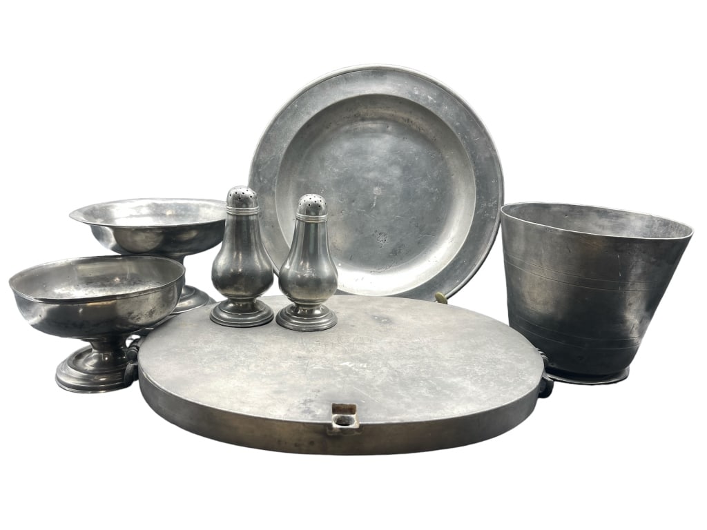 VTG PEWTER LOT OF 7 COLLECTIBLE ITEMS: VTG PEWTER LOT OF 7 COLLECTIBLE ITEMS -ITEM CONDITION PRE-OWNED VERY GOOD -MA071824