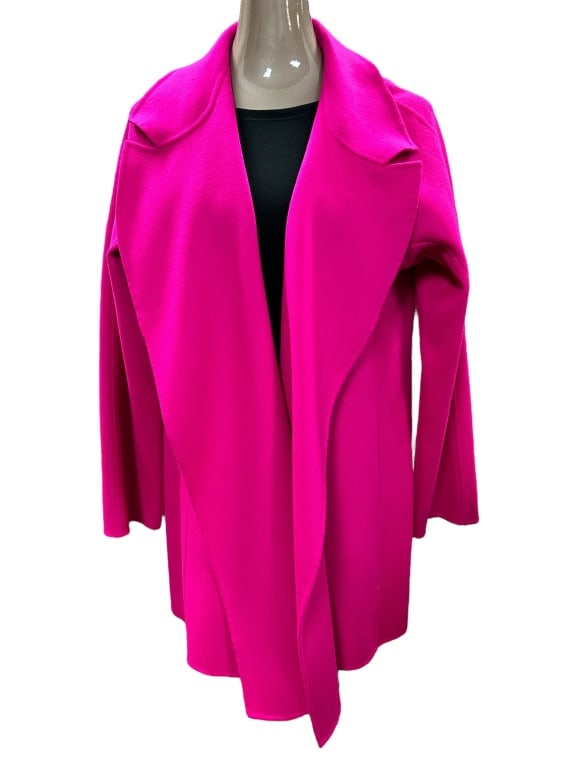 SHAMASK PINK WOOL CASHMERE BLEND COAT SZ 2 (1 of 5)