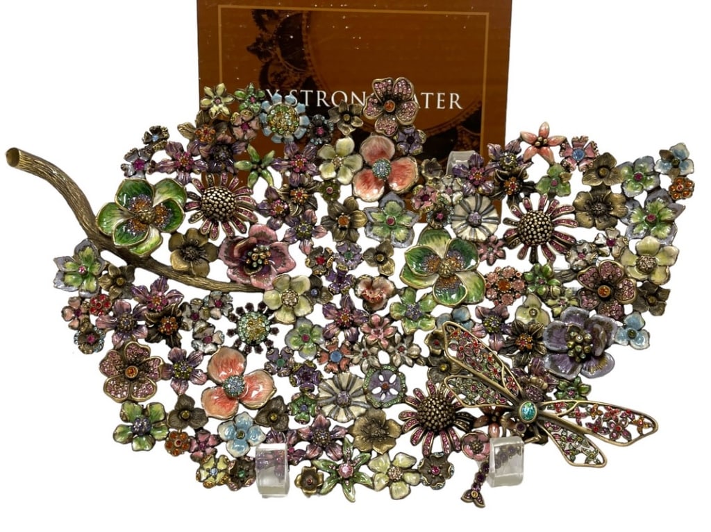 NEW JAY STRONGWATER ILLE FIORE CAMILLE LEAF 13" (1 of 8)