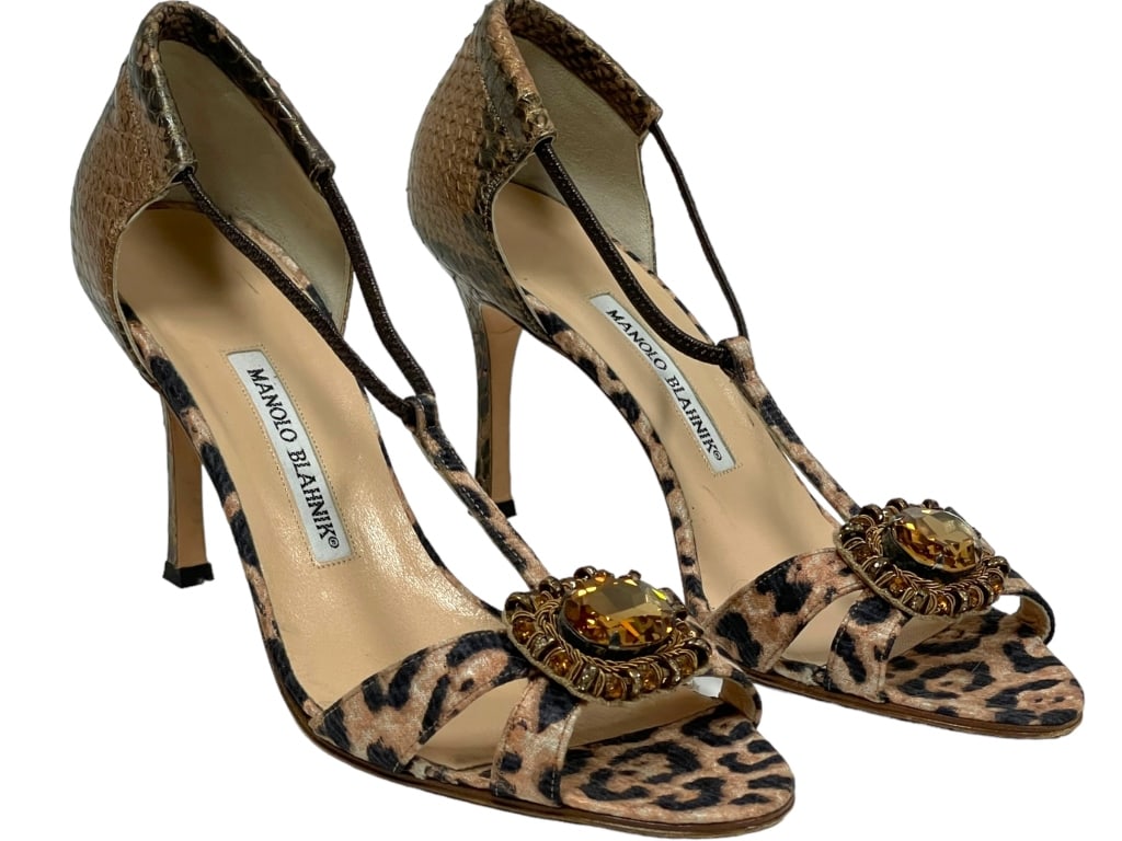 MANOLO BLAHNIK DRINA PYTHON CRYSTAL 39 (1 of 7)