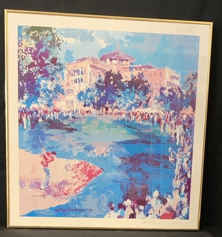 LEROY NEIMAN WESTCHESTER GOLF SIGNED LITHO 24" (1 of 5)
