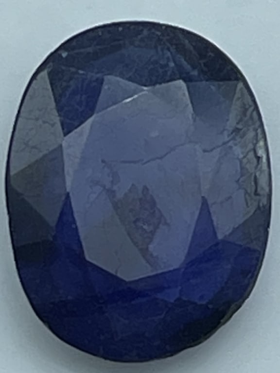 6.27 CT BLUE SAPPHIRE NATURAL CORUNDUM GEMSTONE (1 of 4)