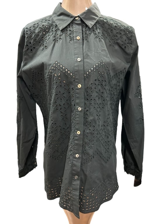 JOHNNY WAS100% COTTON  BLOUSE SIZE M (1 of 5)