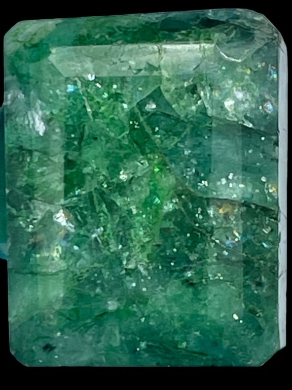 16.500 CT NATURAL GREEN EMERALD BERYL GEMSTONE (1 of 4)