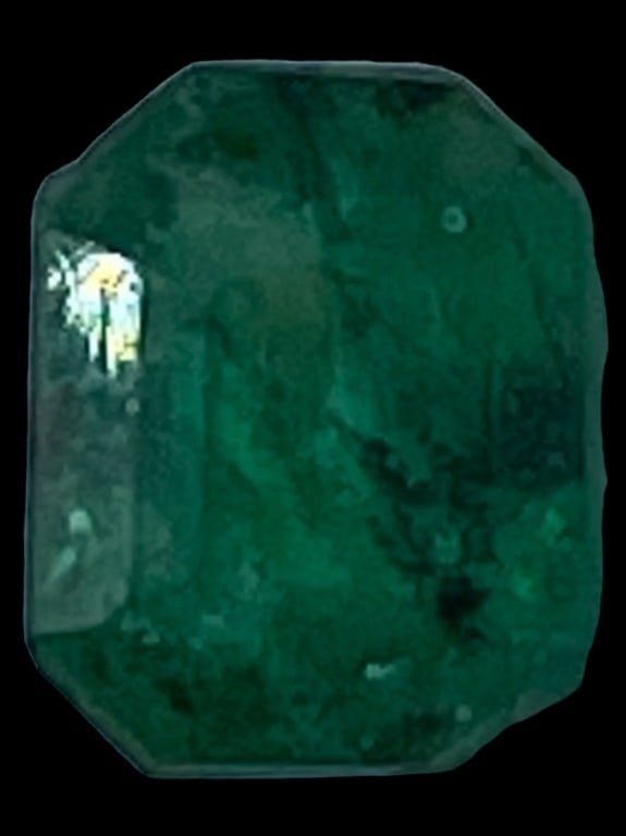 0.63 CT VIVID GREEN EMERALD GEMSTONE (1 of 4)