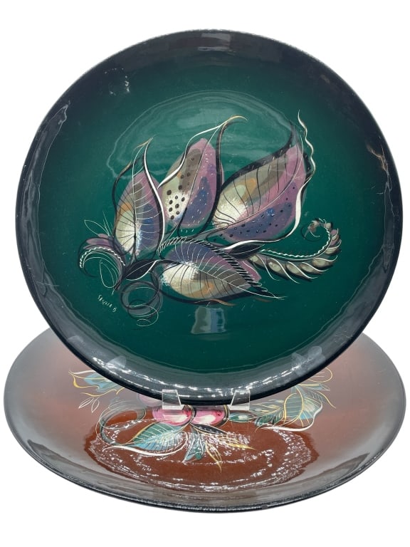 PAIR OF 2 SASCHA BRASTOFF DECORATIVE PLATTER 16.5" (1 of 5)