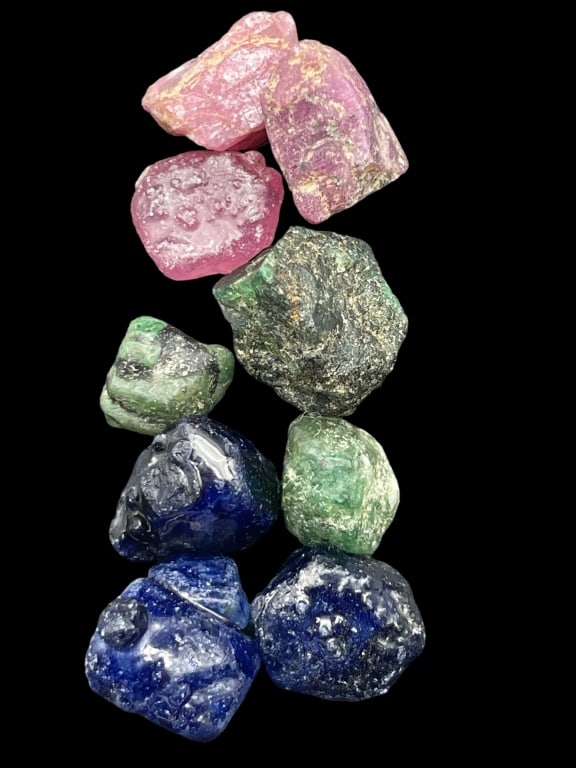 RUBY, TANZANITE AND EMERALD TRIO DJ-43 LOM-258: -DJ-43 -LOM-258