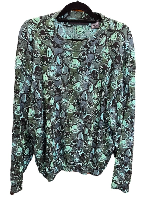 JHANES BARNES MENS SWEATER: JHANES BARNES MENS GREEN SWEATER - SIZE XL -65% COTTON -34% RAYON -1% SPANDEX -MA061824 Bidders may pick up their items from the auction-house or have their items shipped. Some items qualify fo