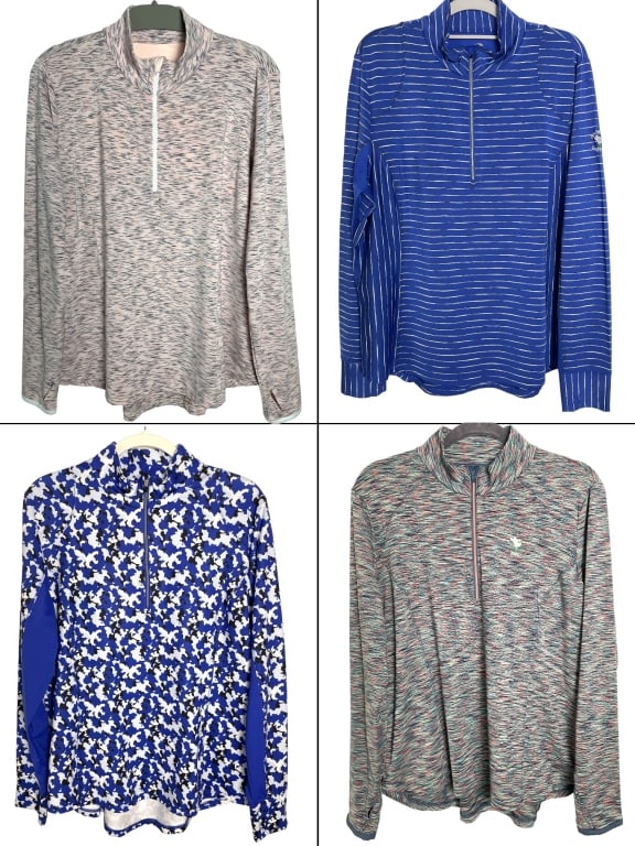 4 DESGINER LADIES GOLF SHIRTS SZ XL (1 of 9)