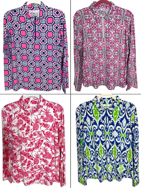 4 DESIGNER LADIES GOLF SHIRTS SZ XL (1 of 9)