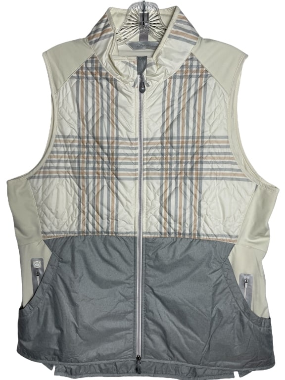 PETER MILLAR LADIES OFF-WHITE PLAID JACKET SZ XL (1 of 4)