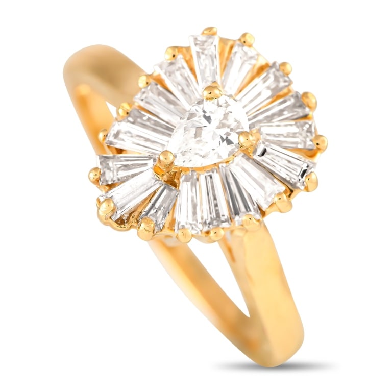 H. STERN 14K YELLOW GOLD 1.25CT DIAMOND RING (1 of 4)
