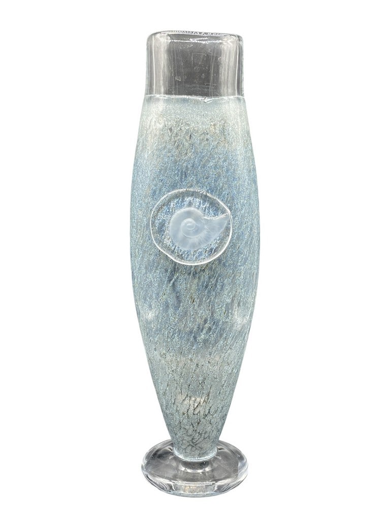 LARGE  KOSTA BODA ART GLASS VASE 17" (1 of 9)