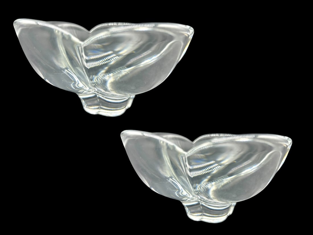 PAIR OF ORREFORS CRYSTAL BOWLS 3" (1 of 7)