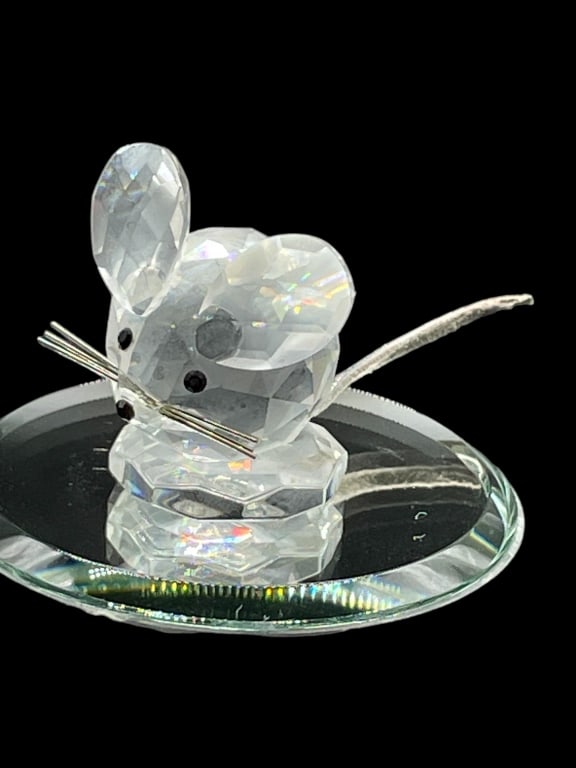 SWAROVSKI CRYSTAL SM MOUSE FIGURINE (1 of 5)