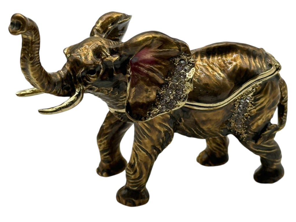 JAY STRONGWATER STYLE ELEPHANT SWAVORSKI TRINKET (1 of 5)
