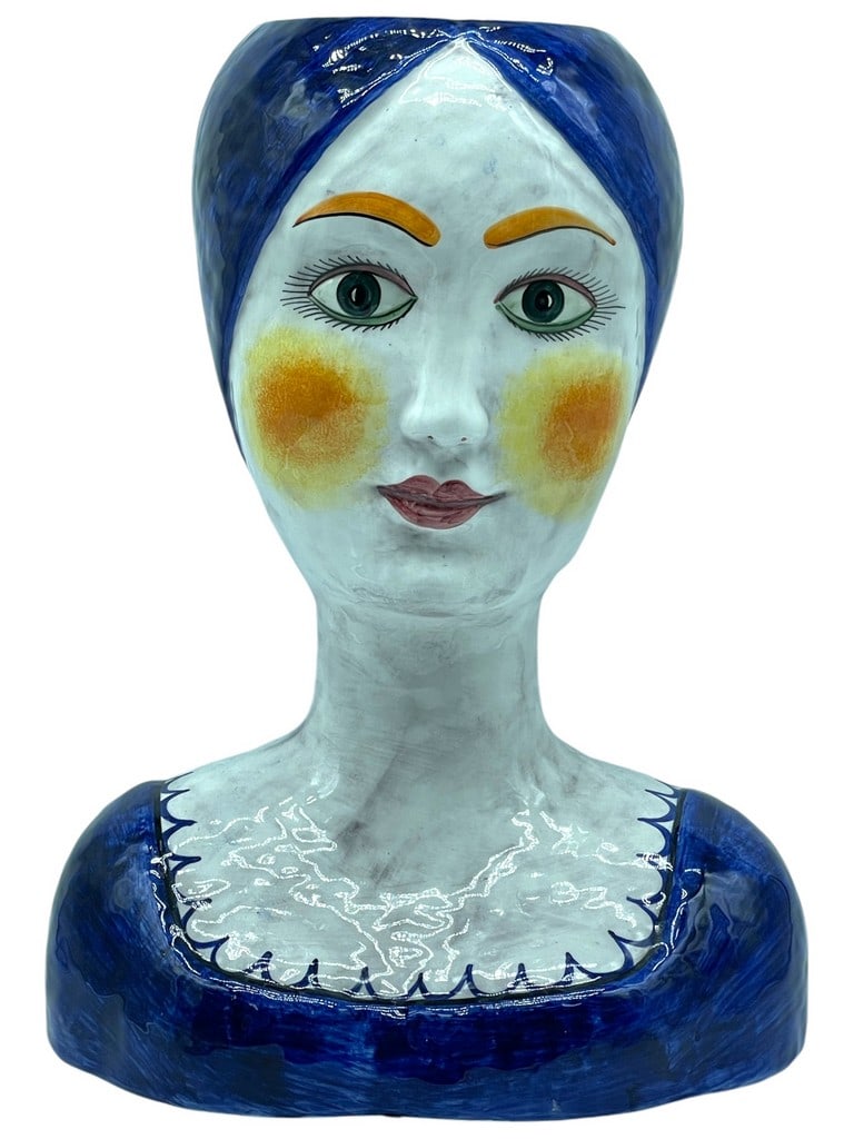 HORCHOW ITALY CERAMIC FEMALE FIGURE VASE 15" (1 of 8)