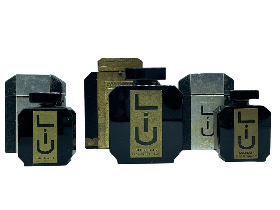 SET OF 3 GUERLAIN LIU  PERFUME BOTTLES W BOXES 3.5 (1 of 9)