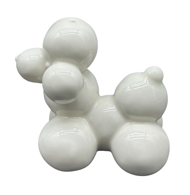 JONATHAN ADLER BALLOON POODLE SALT SHAKER: JONATHAN ADLER BALLOON POODLE SALT SHAKER 3.5H x 3.5 H APPROX VERY GOOD PREOWNED CONDITION KK 916 #11 Please note that due to limited storage space, all items must be picked up within 14 days of the a