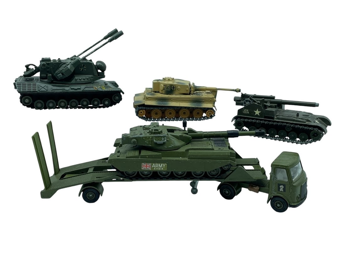 SET OF 4 ARMY TANK COLLECTIBLE TOYS (1 of 13)