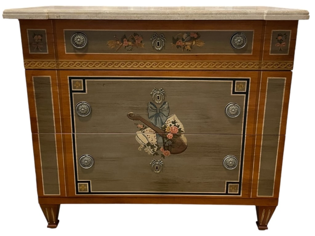 DREXEL HERITAGE LOUIS THREE DRAWER DRESSER (1 of 10)
