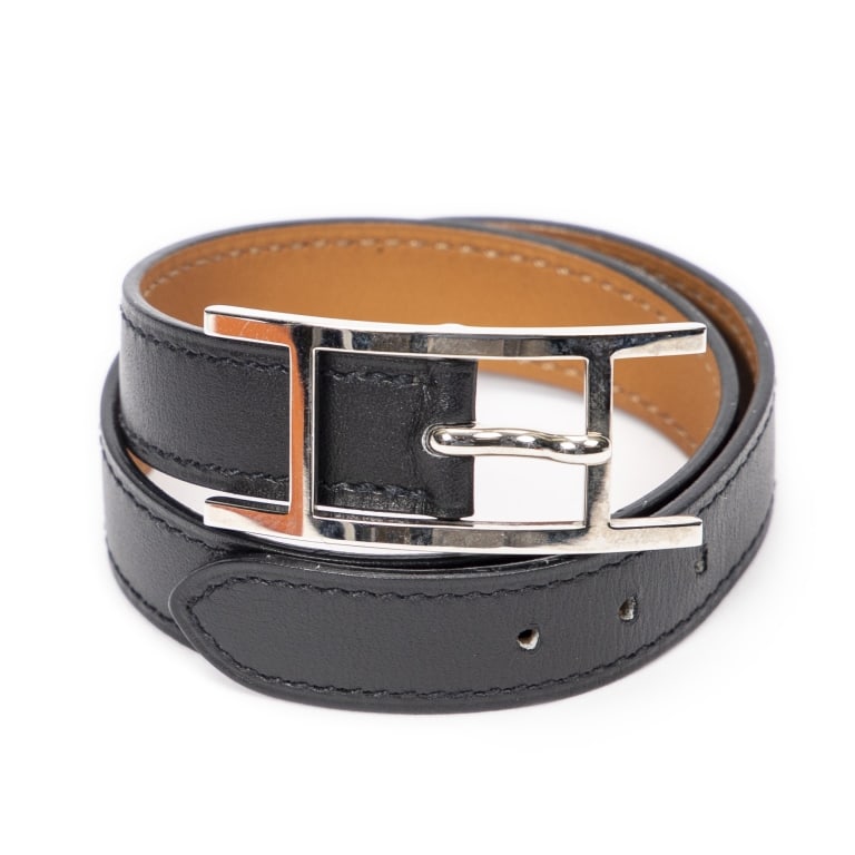 HERMÈS BEHAPI DOUBLE TOUR BRACELET (1 of 4)