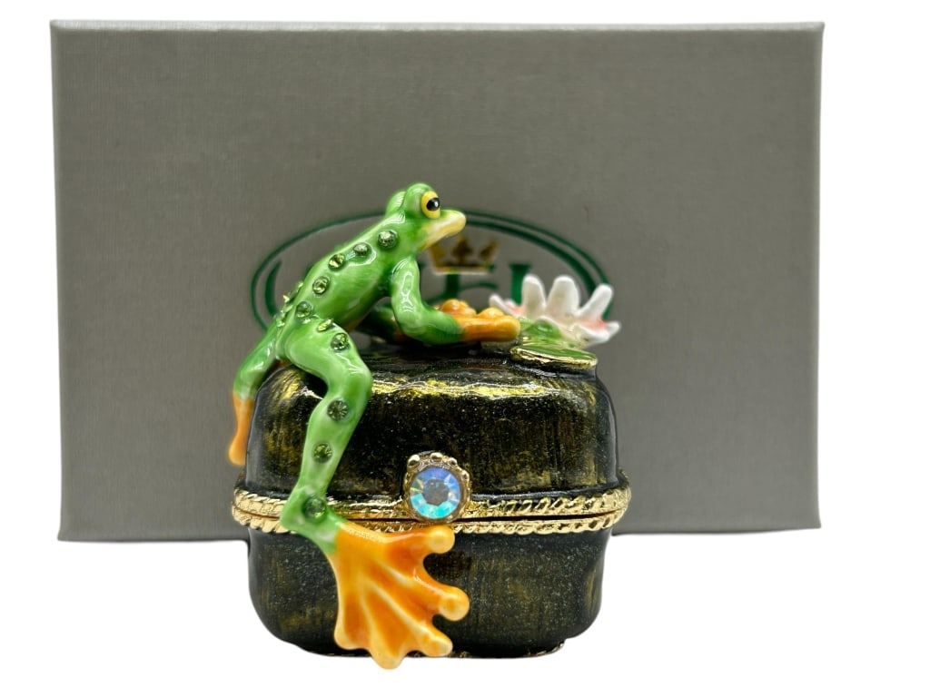 NEW JAYSTRONGWATER STYLE FROG TRINKET BOX (1 of 4)