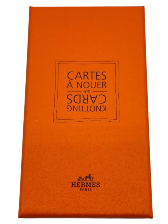 NEW HERMES KNOTTING CARDS FOR SCARVES (1 of 5)