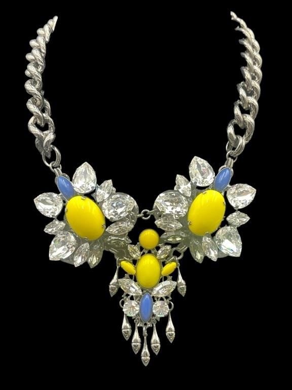 ANTON HEUNIS FLOWER STATEMENT NECKLACE $515 (1 of 4)