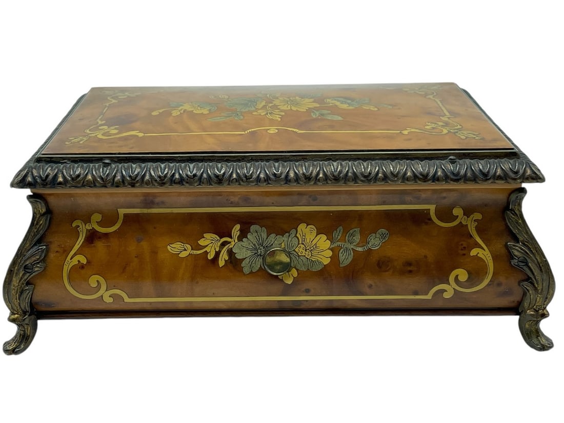 REUGE SWITZERLAND MUSIC BOX 8" (1 of 10)