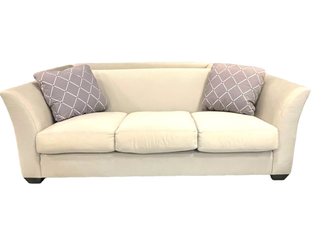 LARGE CONTEMPORARY MIKE 3 CUSHION  SOFA 88" (1 of 8)