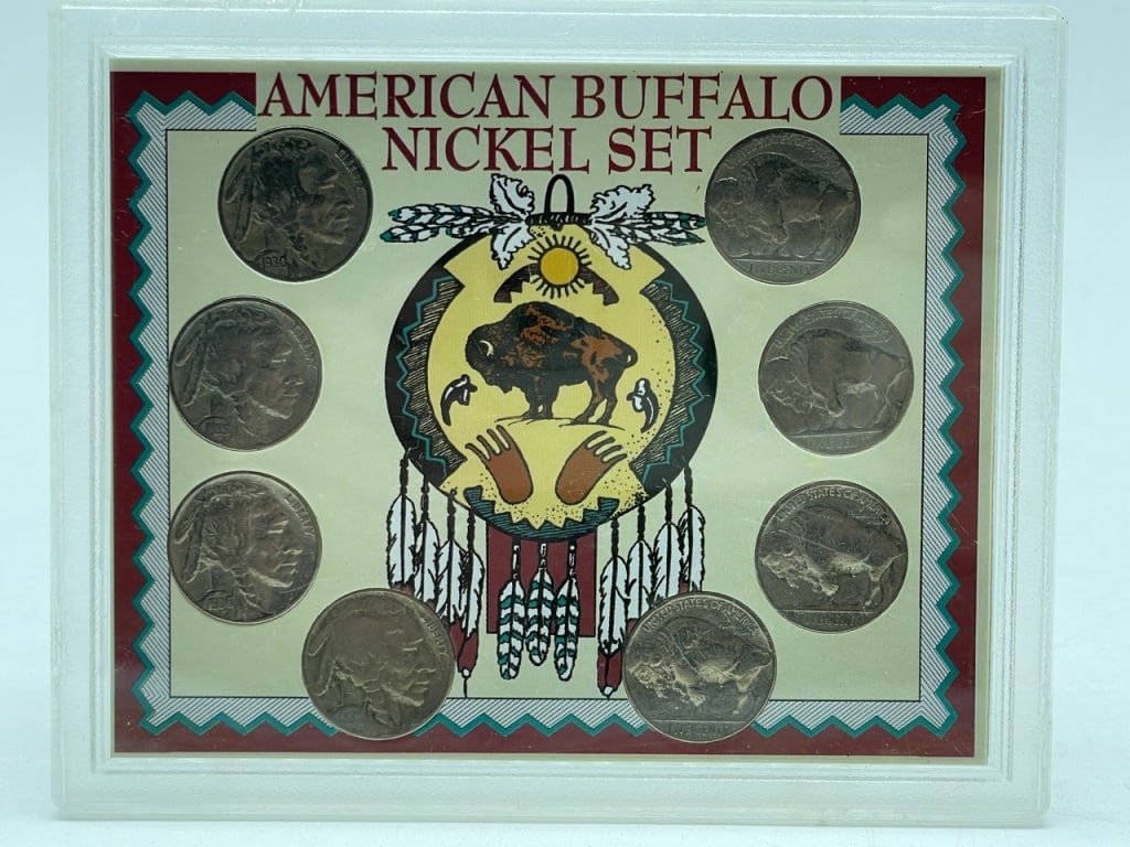 AMERICAN BUFFALO NICKEL SET: AMERICAN BUFFALO NICKEL SET | COLLECTIBLE COINS UNITED STATES CURRENCY -SEALED PACKAGE -DP101524