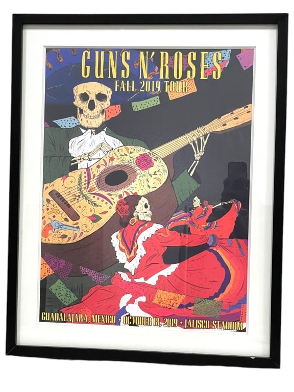 GUNS N' ROSES MEXICO CONCERT POSTER PRINT 26" (1 of 5)