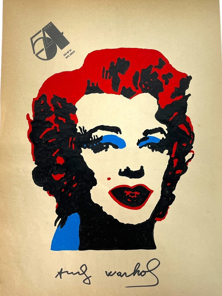 MANNER OF ANDY WARHOL MARILYN STUDIO 54 (1 of 5)